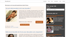 Desktop Screenshot of beurette.net